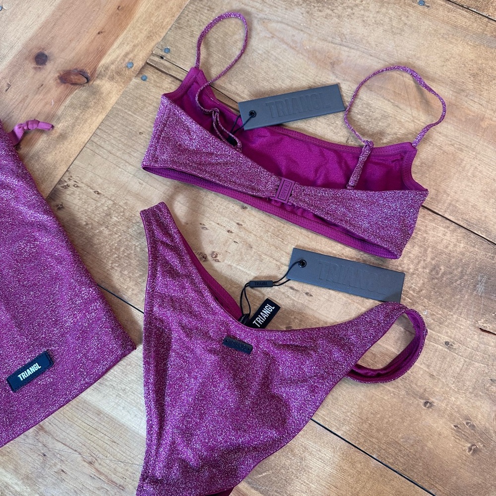 triangl swimwear Women's Pink Intimates Set